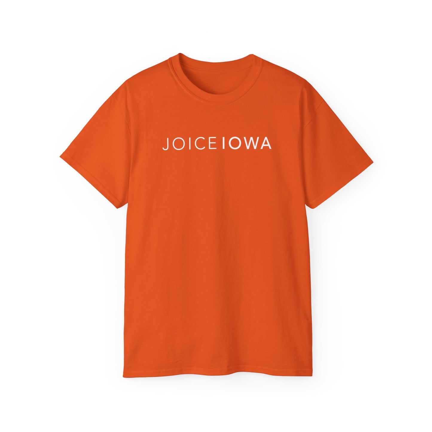 JOICE IOWA (White Design) on Unisex Ultra Cotton Short Sleeve Tee