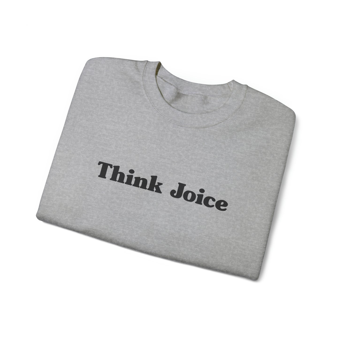 Think Joice Retro (black design) on Unisex Heavy Blend™ Crewneck Sweatshirt