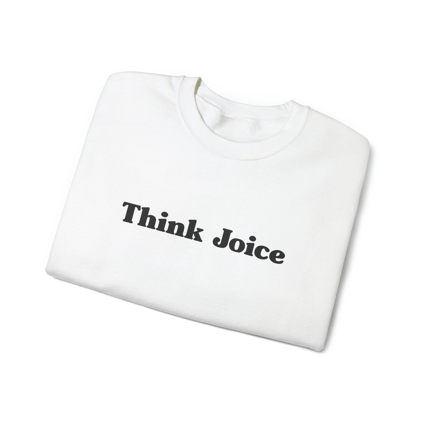 Think Joice Retro (black design) on Unisex Heavy Blend™ Crewneck Sweatshirt