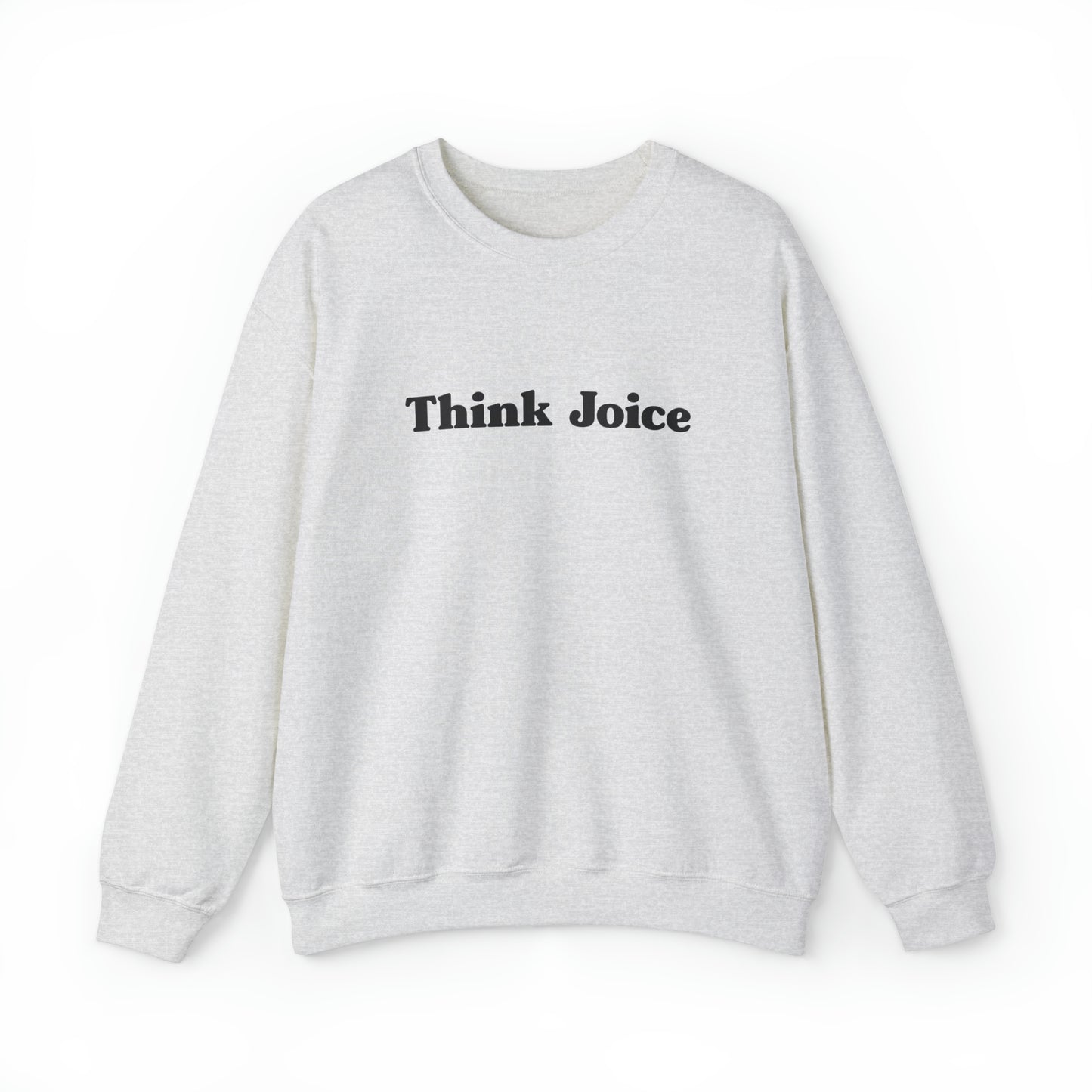 Think Joice Retro (black design) on Unisex Heavy Blend™ Crewneck Sweatshirt
