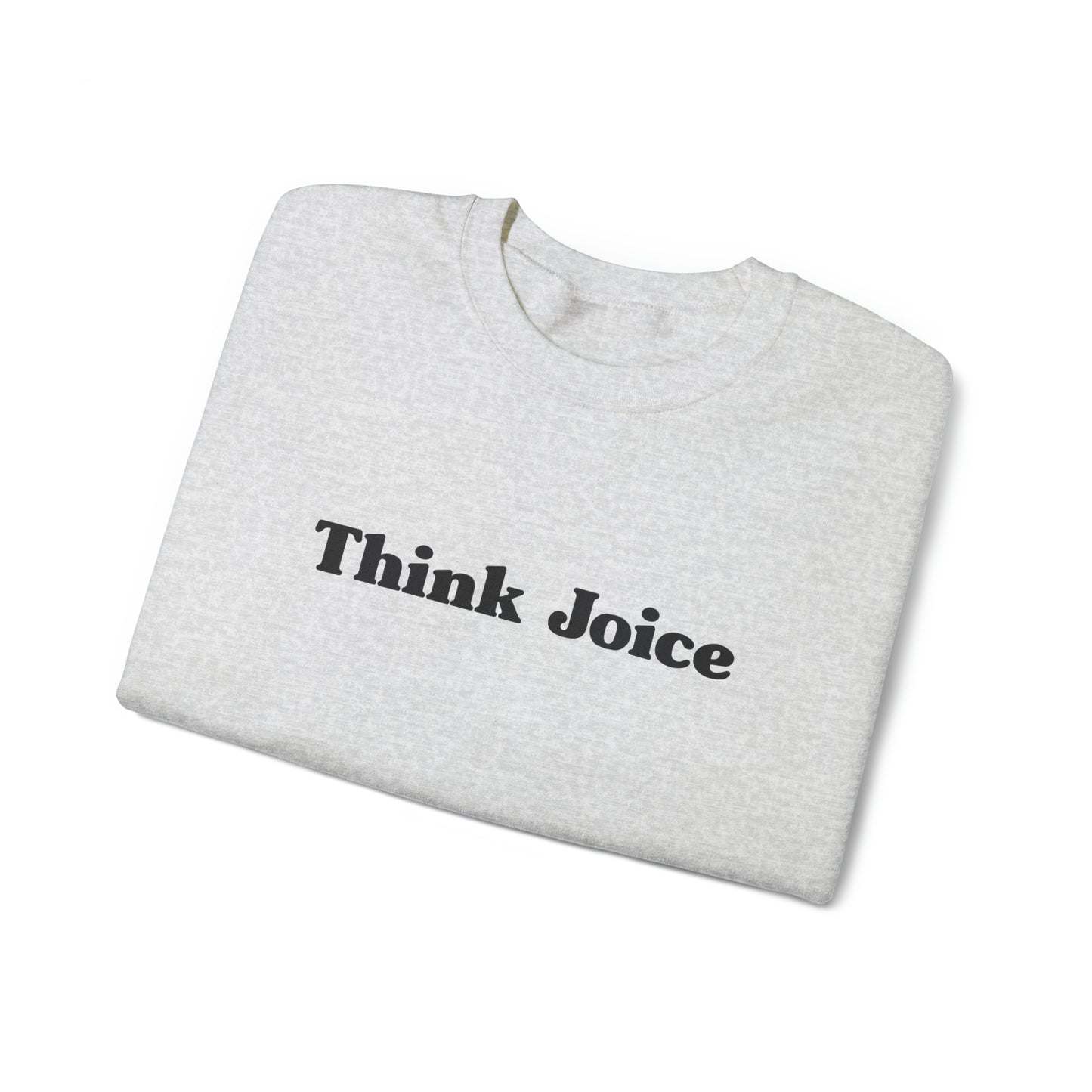 Think Joice Retro (black design) on Unisex Heavy Blend™ Crewneck Sweatshirt