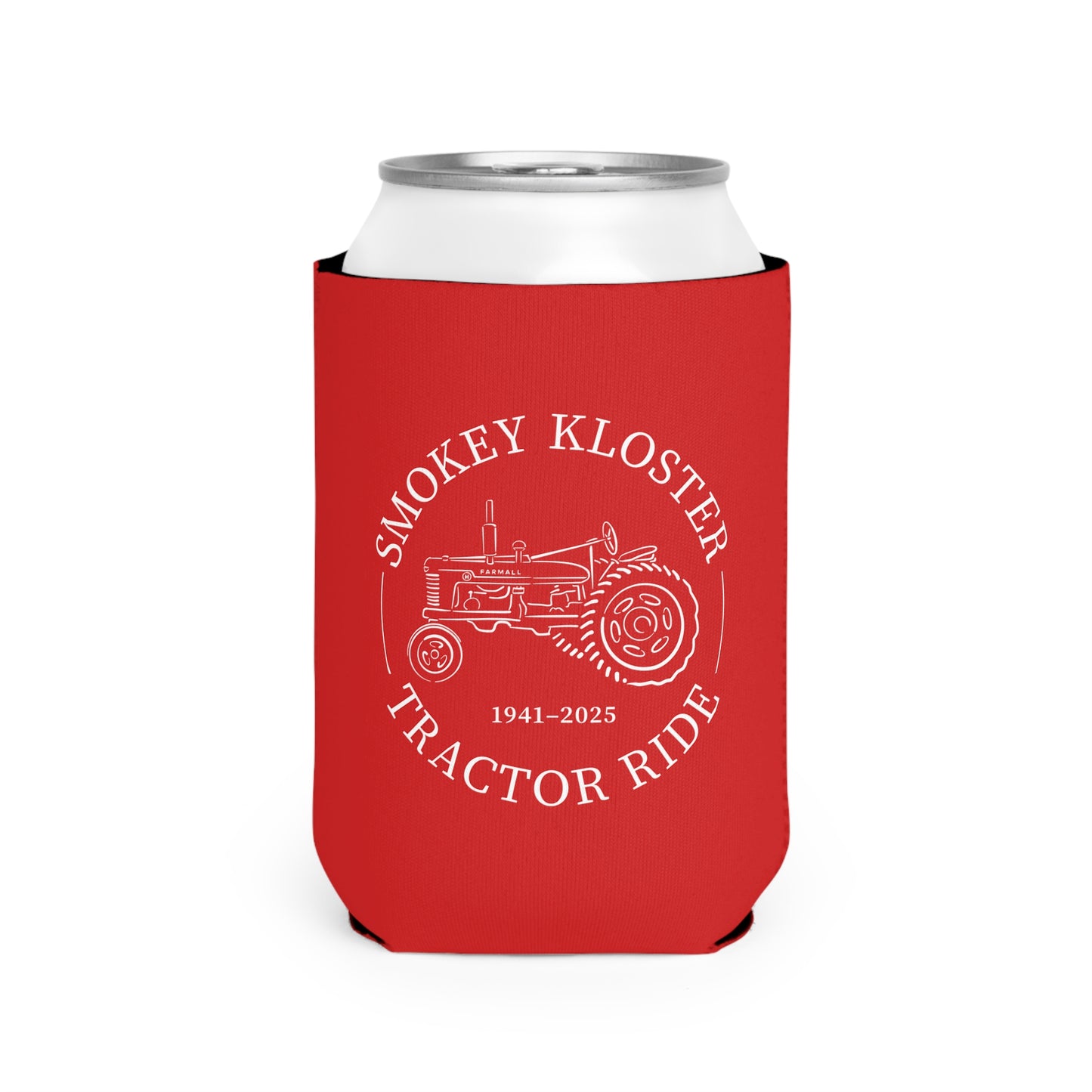 Smokey Kloster Tractor Ride Can Cooler Sleeve