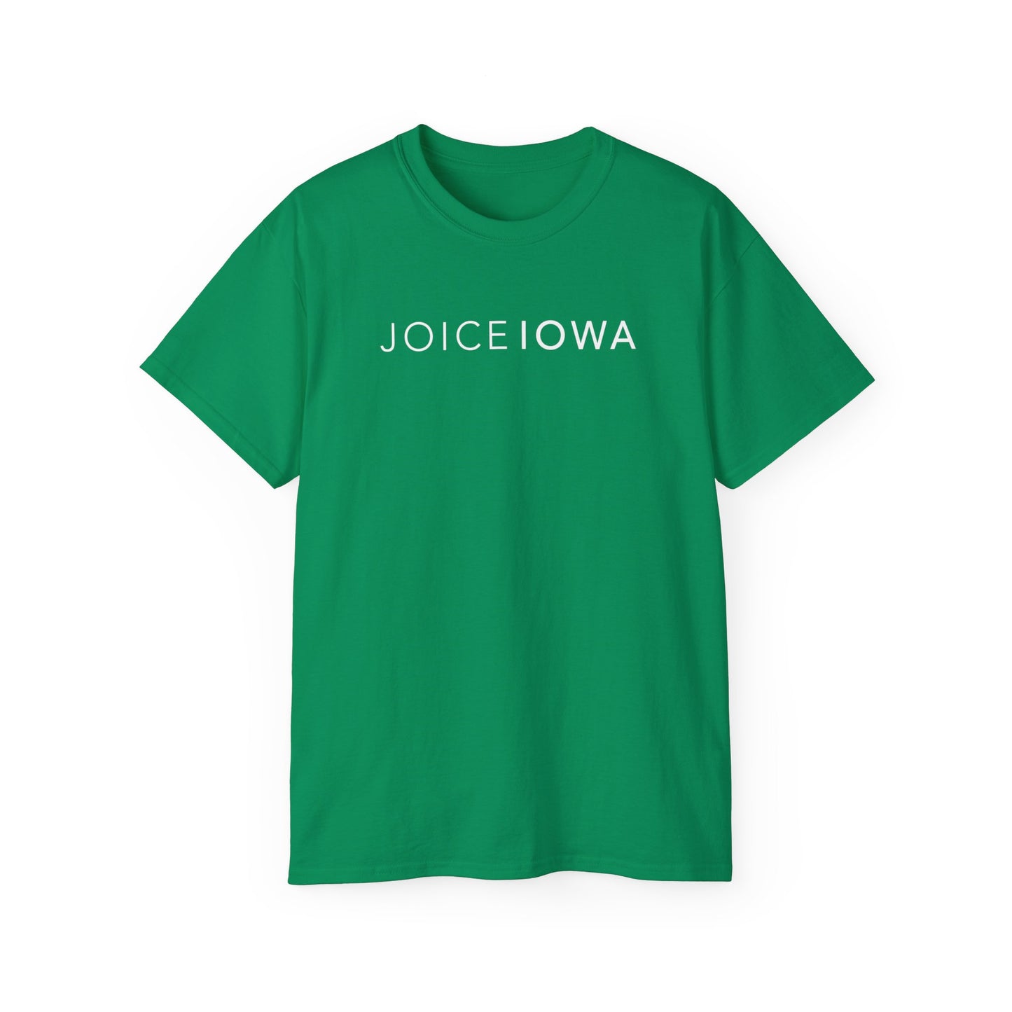 JOICE IOWA (White Design) on Unisex Ultra Cotton Short Sleeve Tee