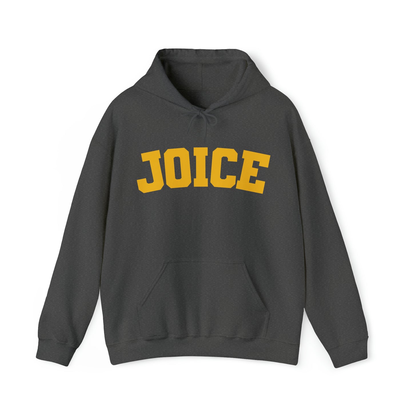 JOICE (yellow design) on Unisex Heavy Blend™ Hooded Sweatshirt