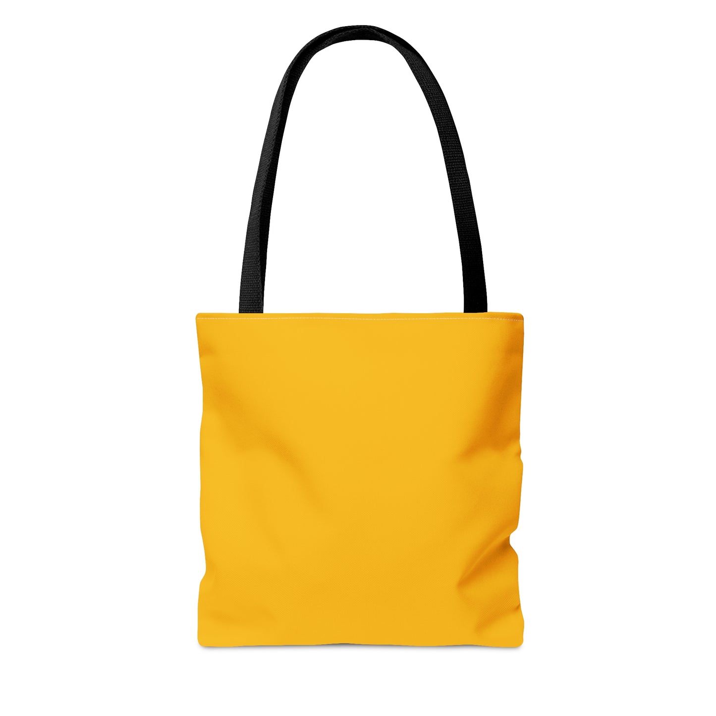 Think Joice Retro (black design) on Dark Yellow Tote Bag