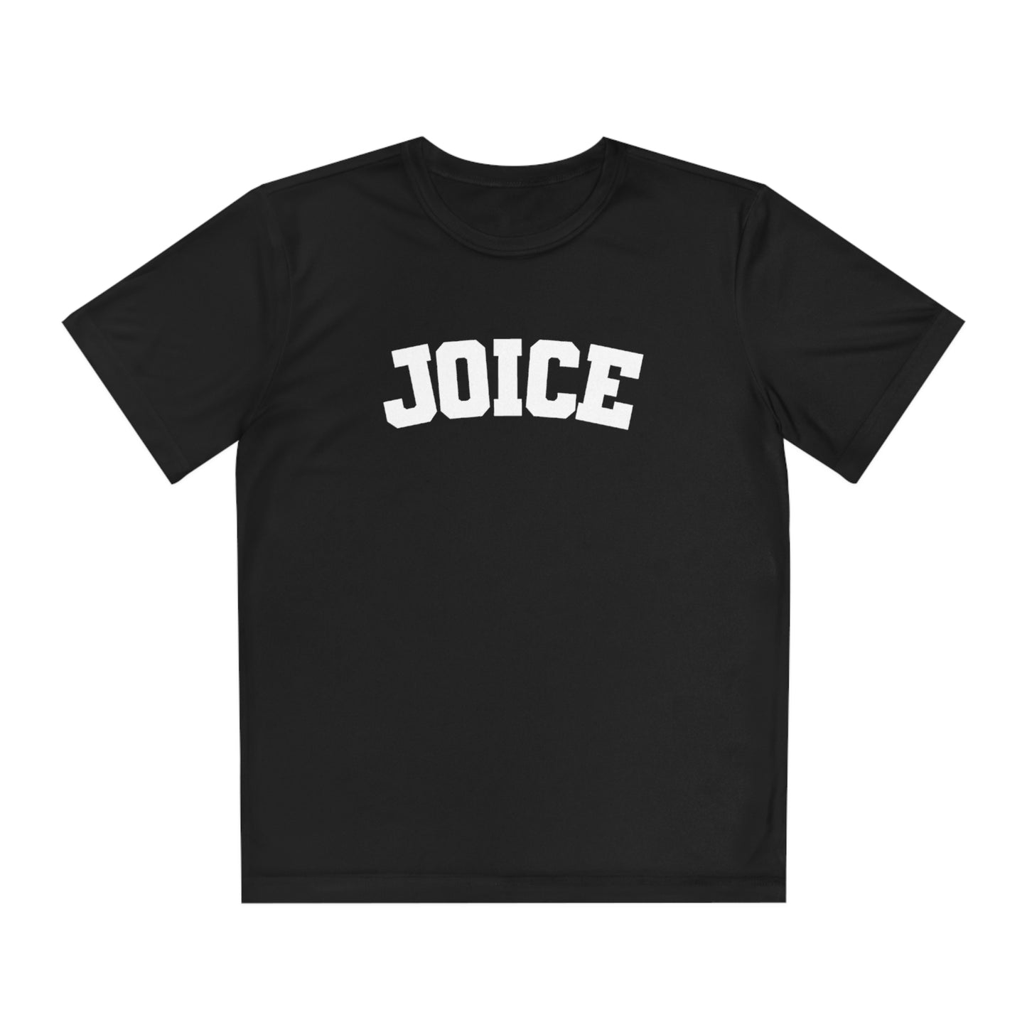 JOICE (white design) on Youth Competitor Tee