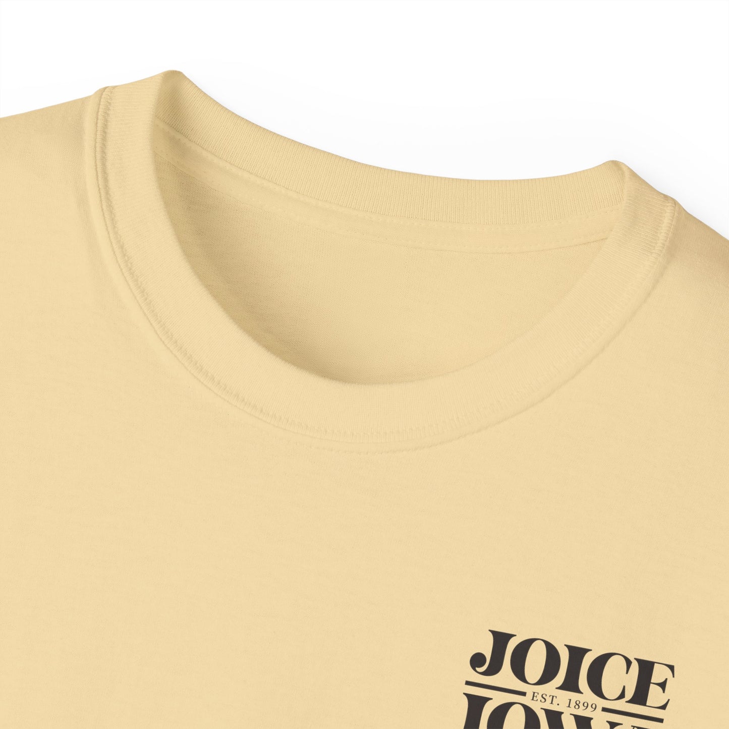 Joice, Iowa Est. 1899 (Black Design) on Unisex Ultra Cotton Short Sleeve Tee