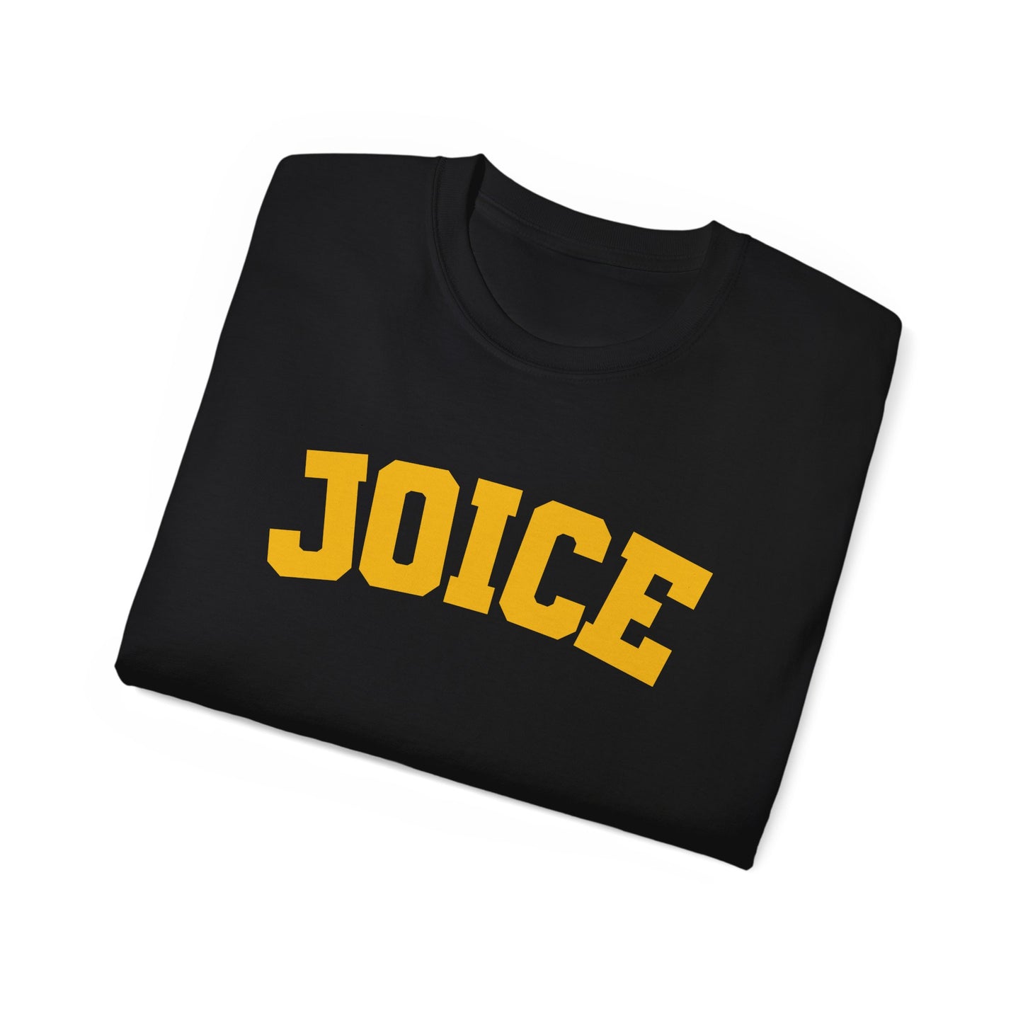 JOICE (yellow design) on Unisex Ultra Cotton Short Sleeve Tee