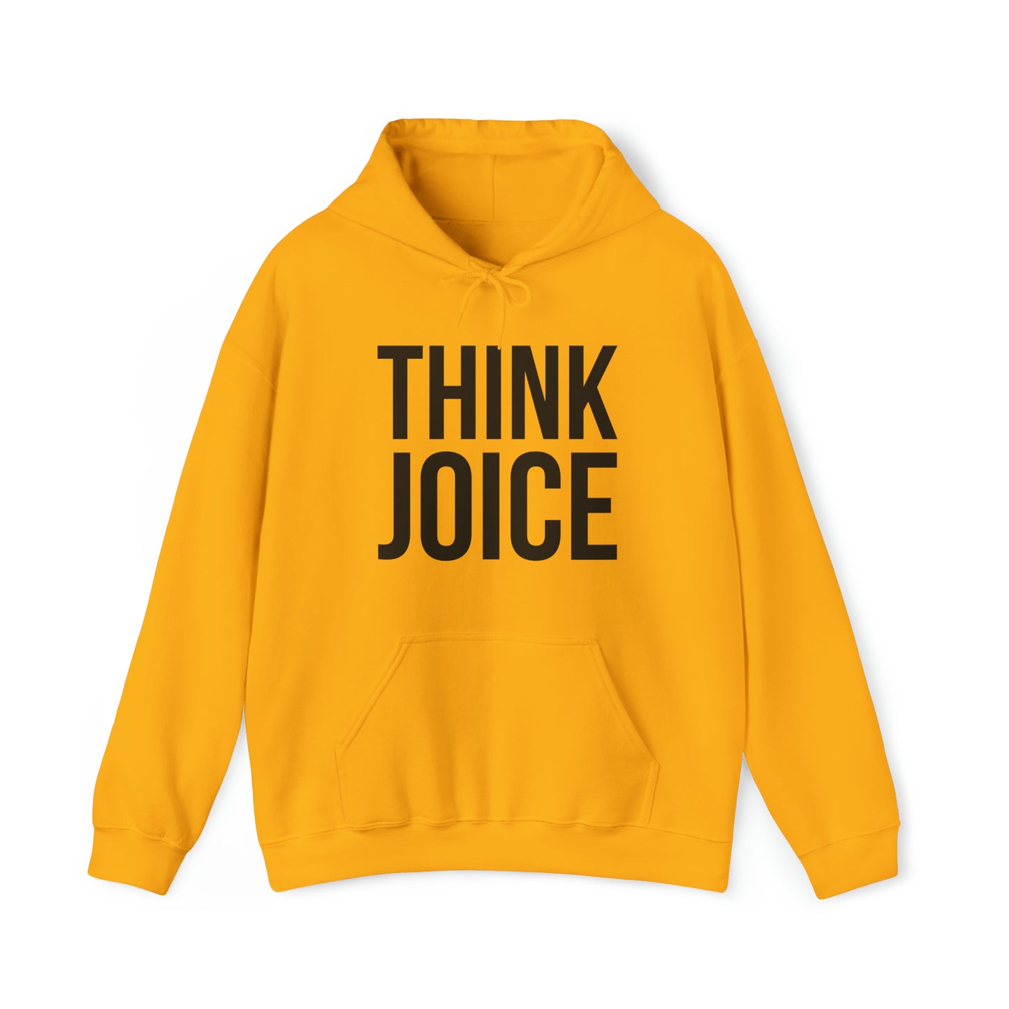 Think Joice (black design) on Unisex Heavy Blend™ Hooded Sweatshirt