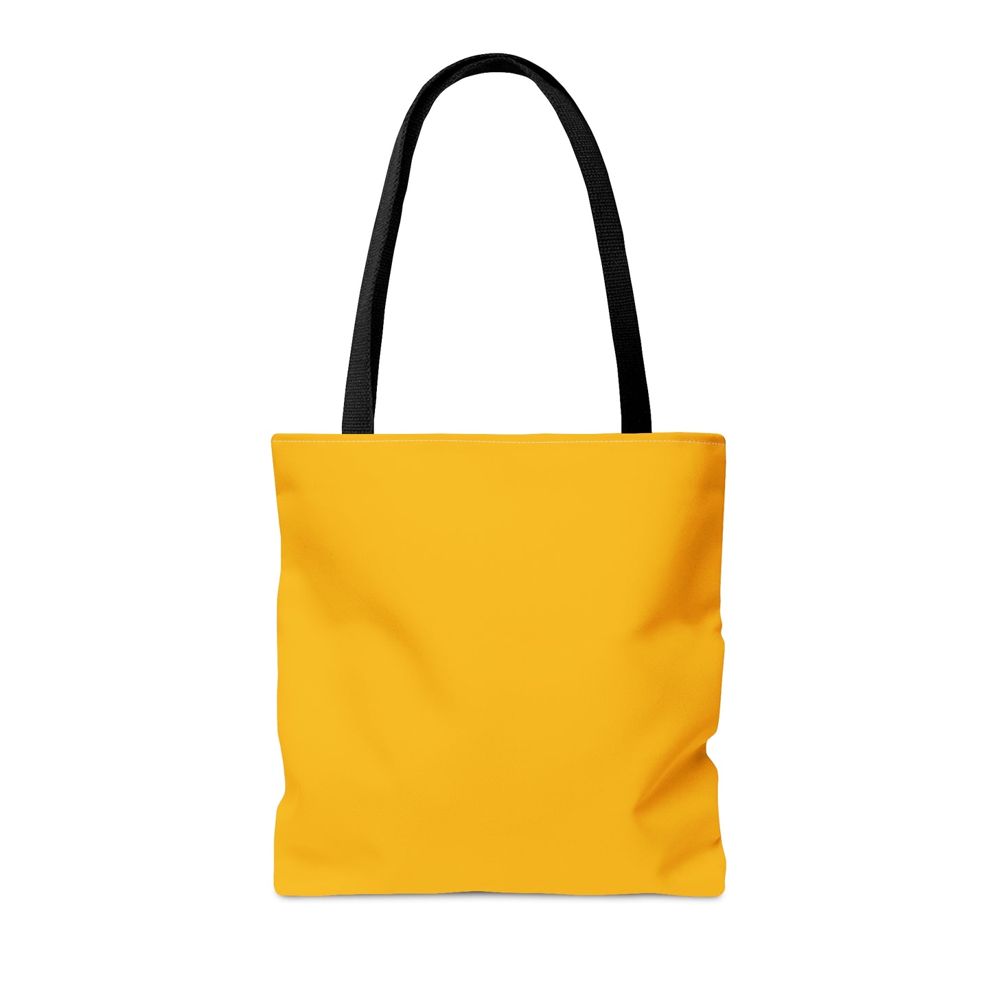 Think Joice Retro (black design) on Dark Yellow Tote Bag