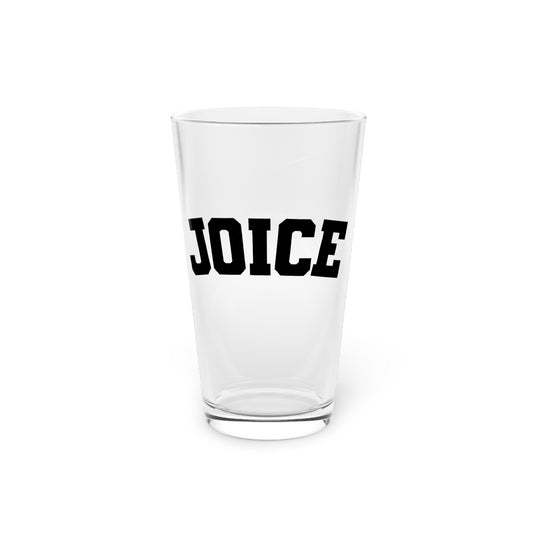 JOICE (black design) on Pint Glass, 16oz