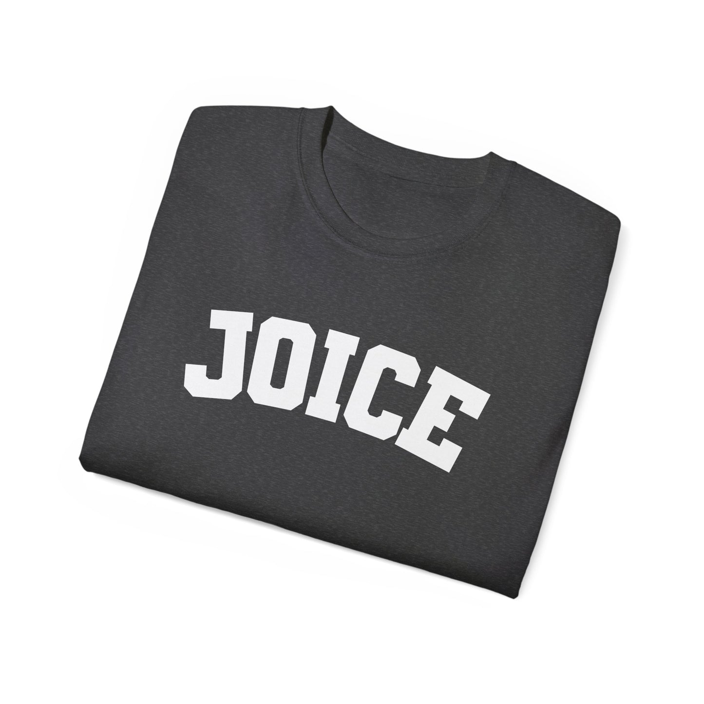 JOICE (white design) on Unisex Ultra Cotton Short Sleeve Tee