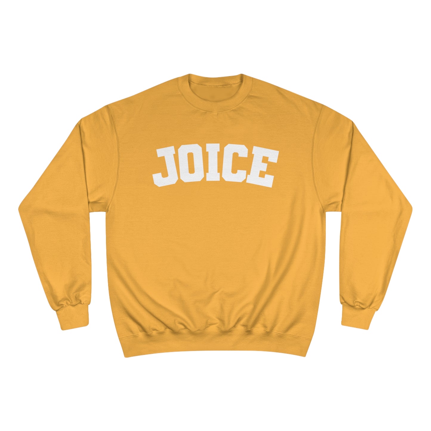 JOICE (white design) on Champion Sweatshirt