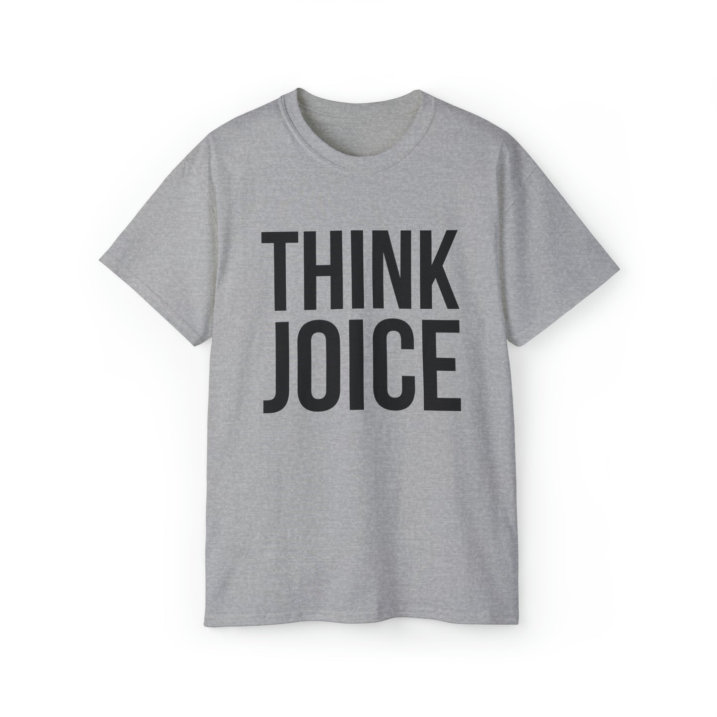 Think Joice (black design) on Unisex Ultra Cotton Short Sleeve Tee