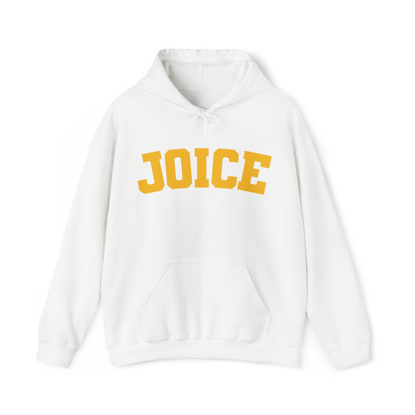 JOICE (yellow design) on Unisex Heavy Blend™ Hooded Sweatshirt