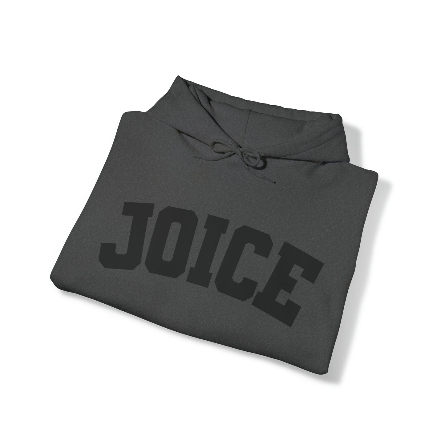 JOICE (black design) on Unisex Heavy Blend™ Hooded Sweatshirt