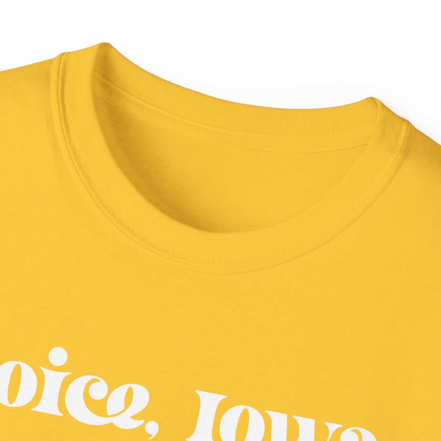 Joice, Iowa (White Design) on Unisex Ultra Cotton Short Sleeve Tee