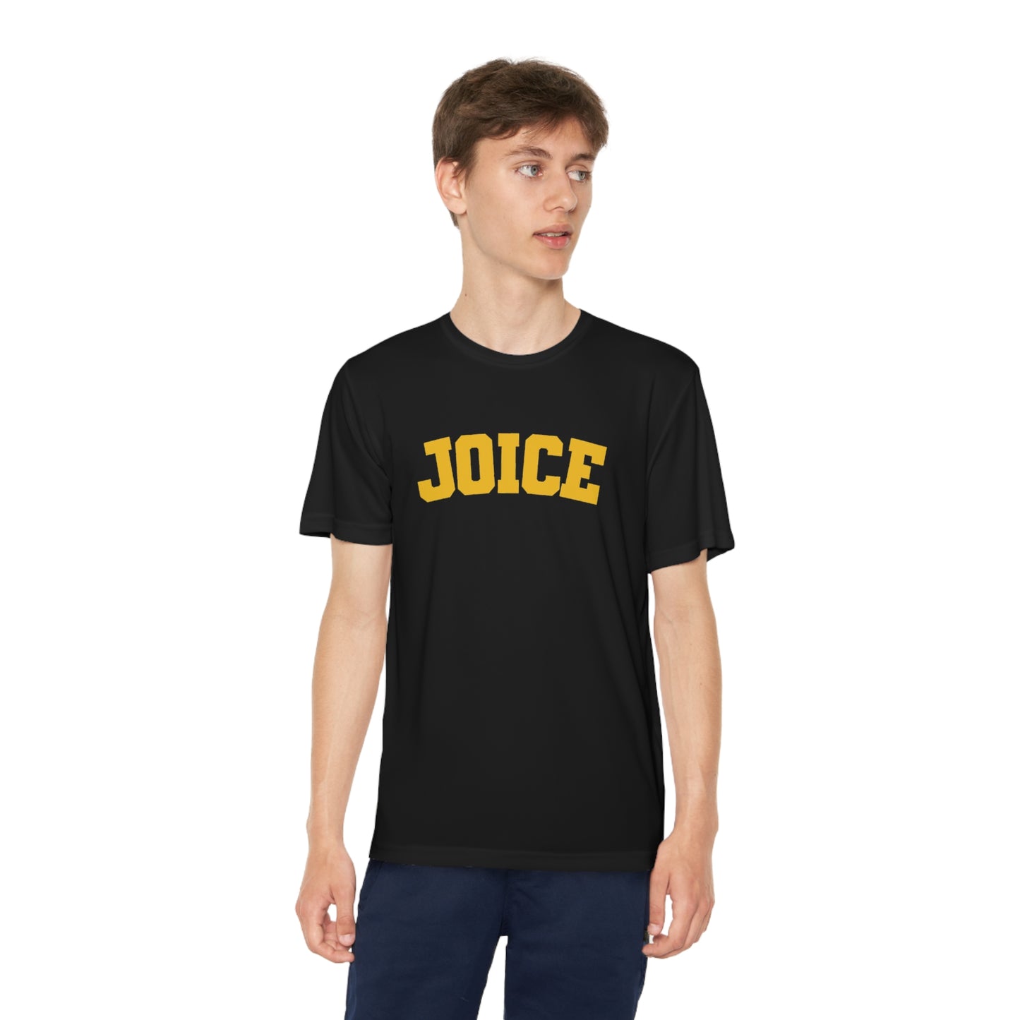 JOICE (yellow design) on Youth Competitor Tee