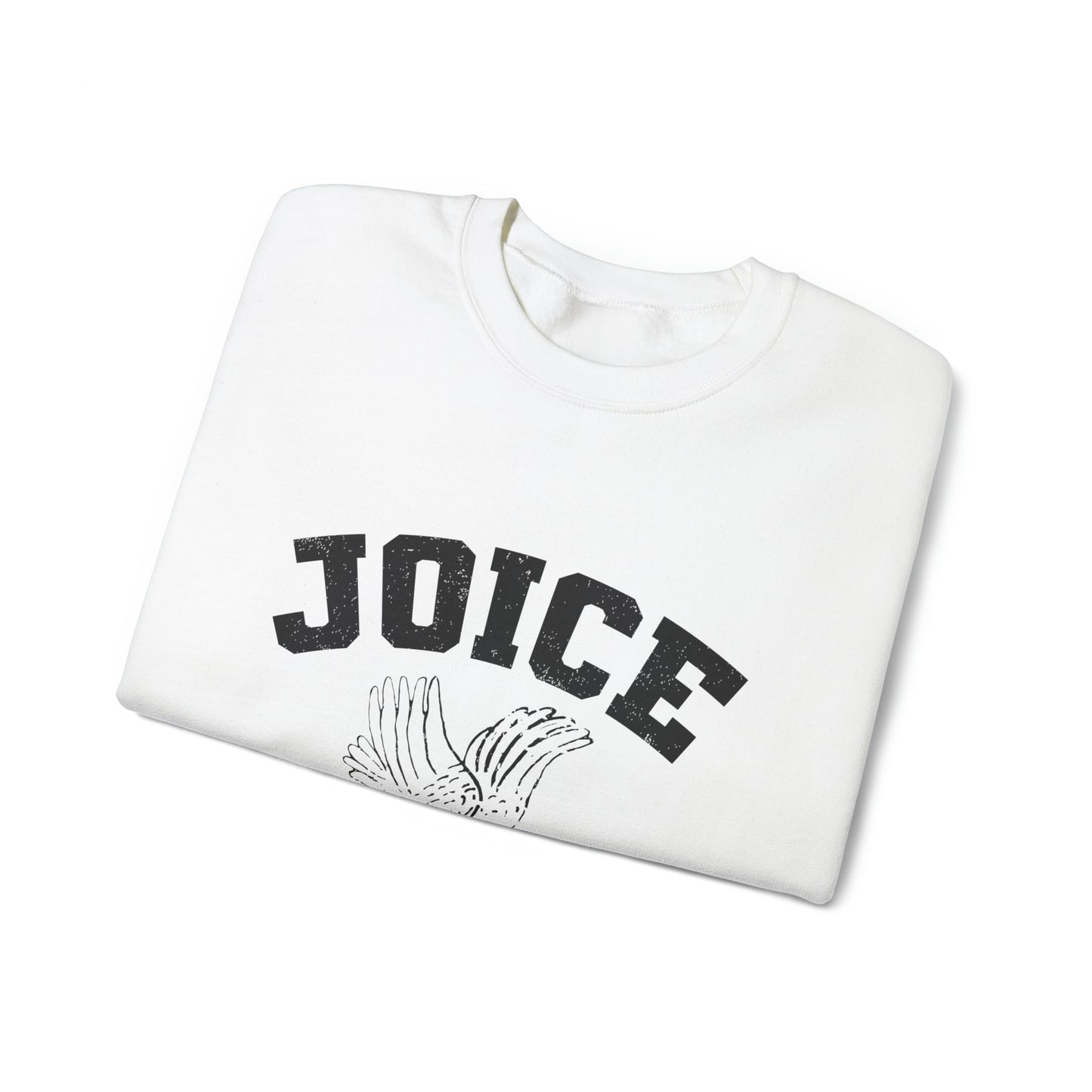 Throwback Joice J-Hawks (worn black design) on Unisex Heavy Blend™ Crewneck Sweatshirt