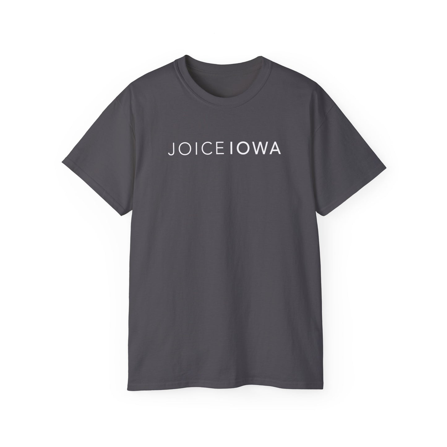 JOICE IOWA (White Design) on Unisex Ultra Cotton Short Sleeve Tee