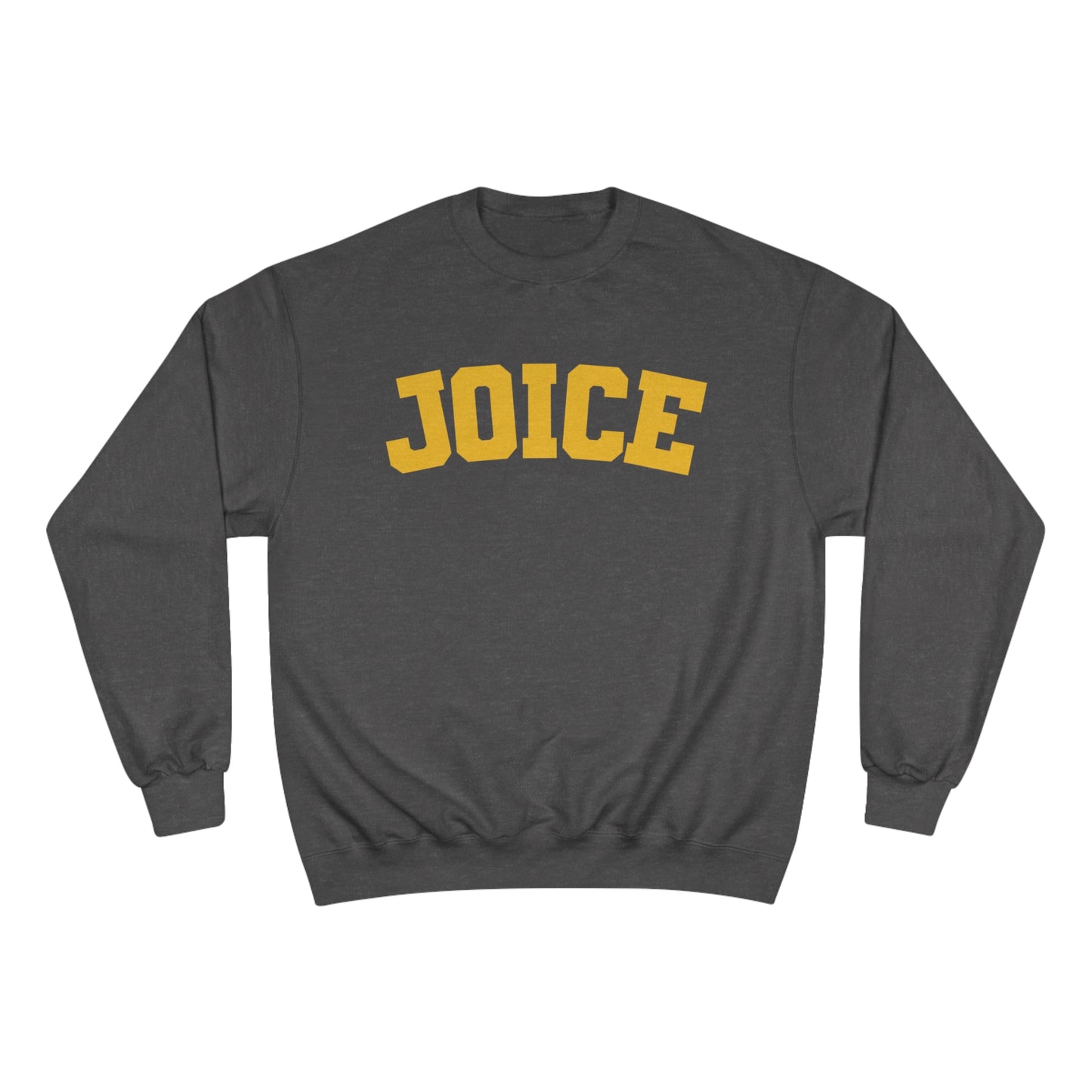 JOICE (yellow design) on Champion Sweatshirt