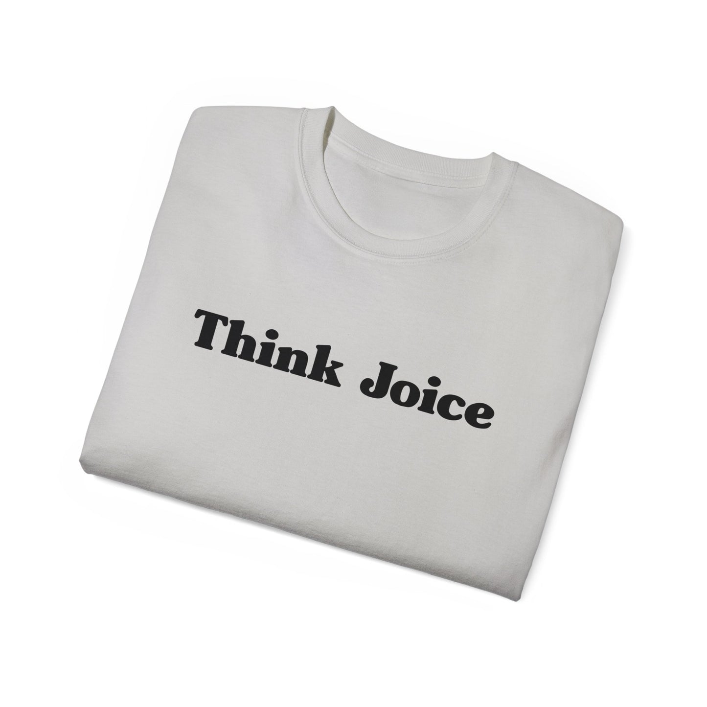 Think Joice Retro (black design) on Unisex Ultra Cotton Short Sleeve Tee