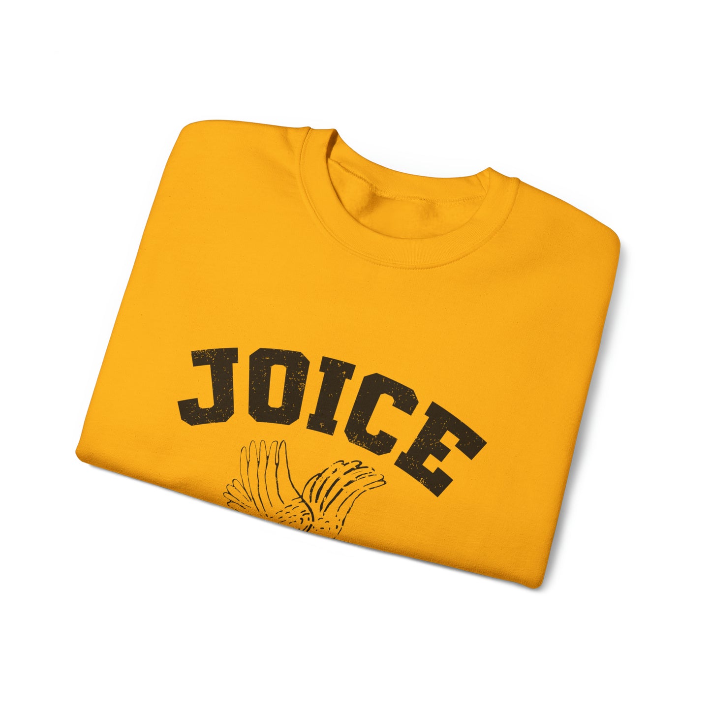 Throwback Joice J-Hawks (worn black design) on Unisex Heavy Blend™ Crewneck Sweatshirt