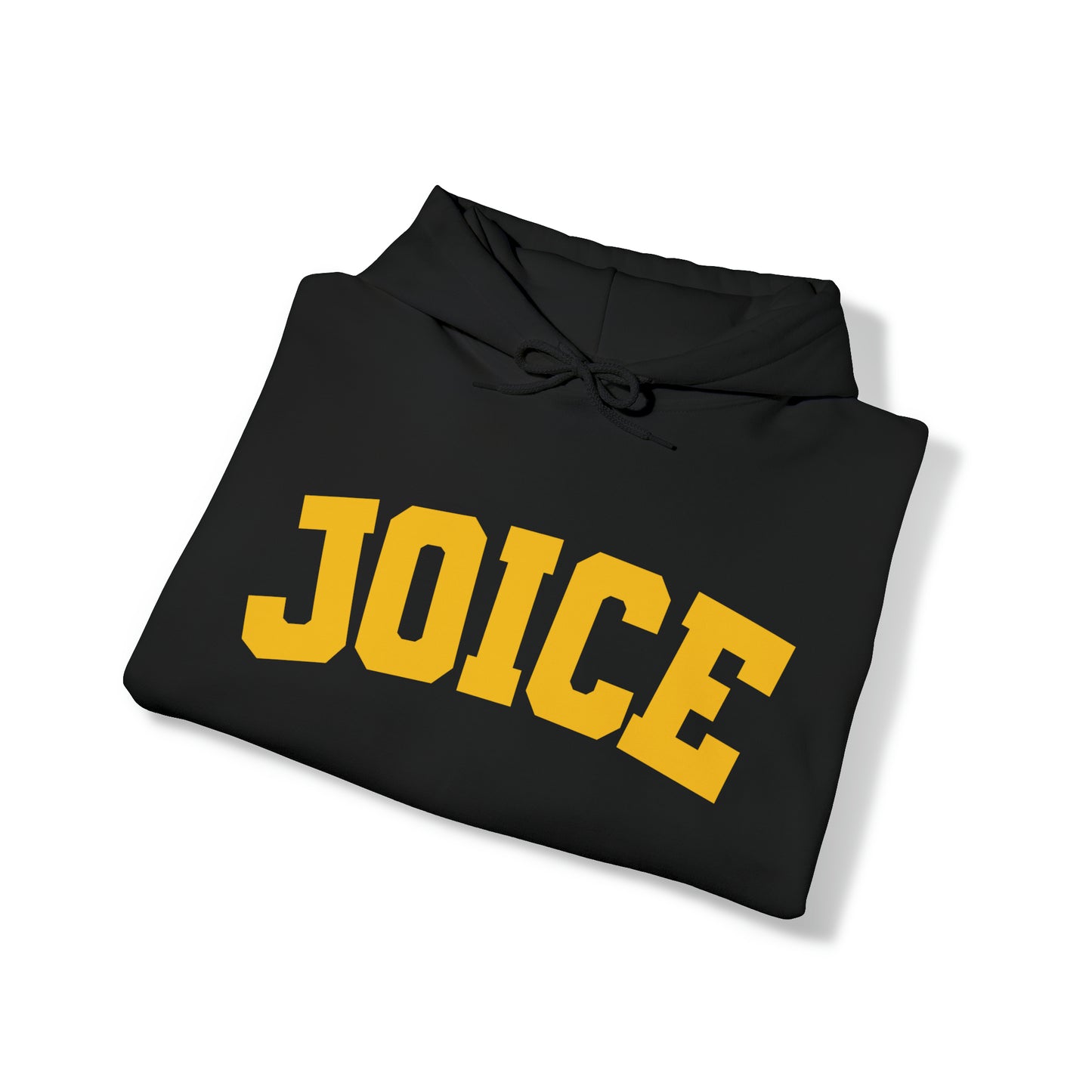 JOICE (yellow design) on Unisex Heavy Blend™ Hooded Sweatshirt