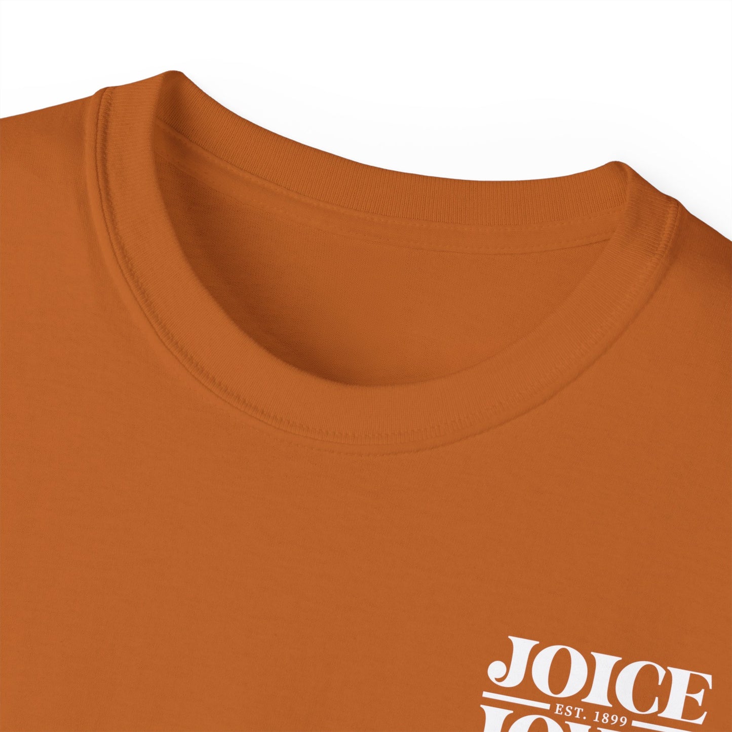 Joice, Iowa Est. 1899 (White Design) on Unisex Ultra Cotton Short Sleeve Tee