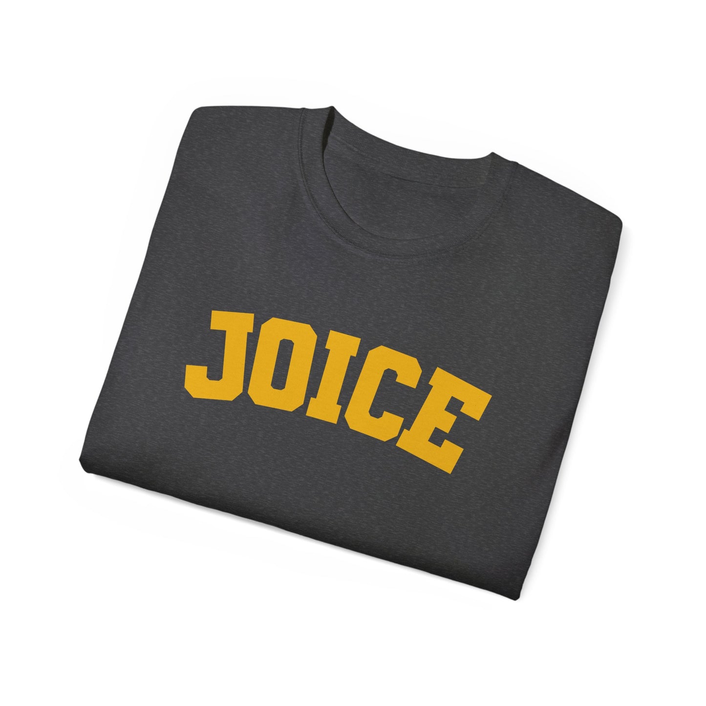 JOICE (yellow design) on Unisex Ultra Cotton Short Sleeve Tee