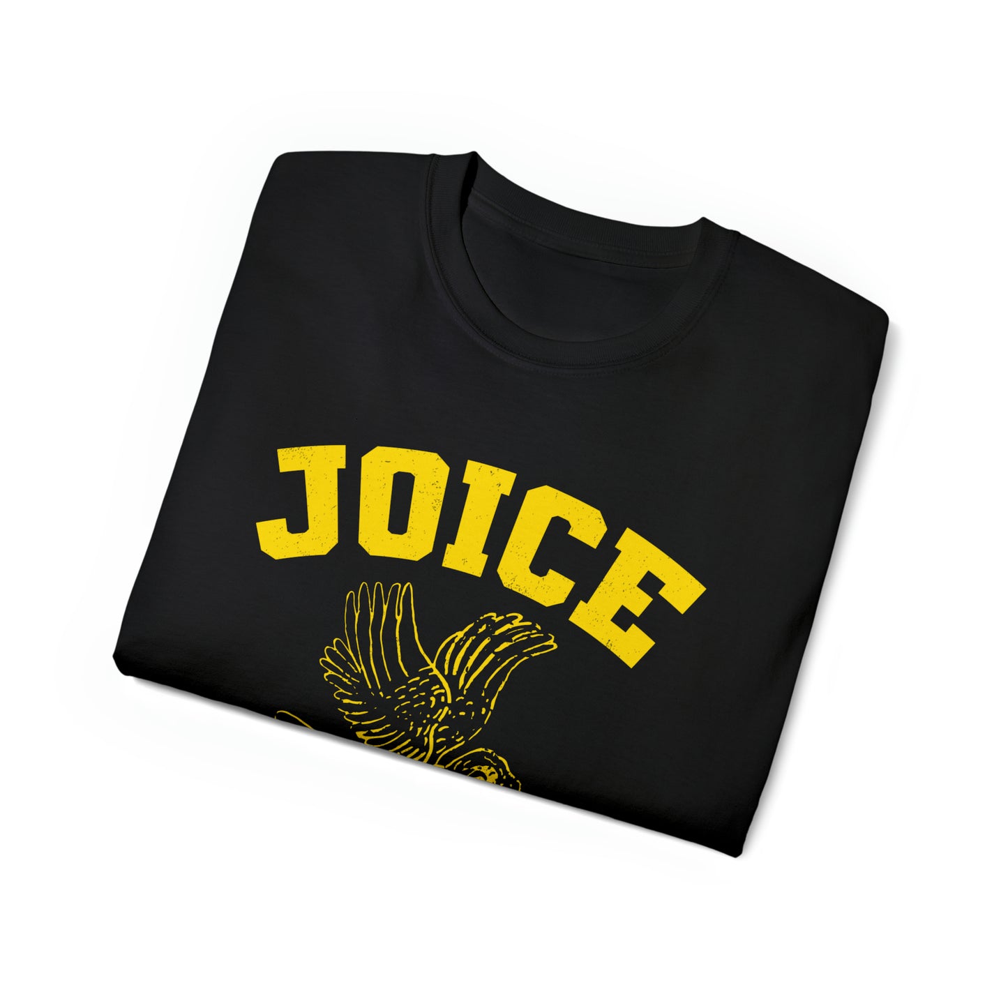 Throwback Joice J-Hawks (worn yellow design) on Unisex Ultra Cotton Short Sleeve Tee