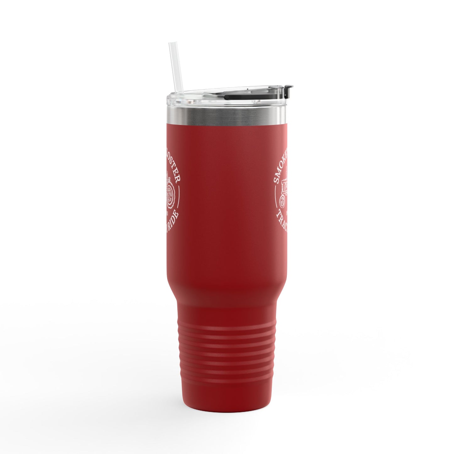 40oz Insulated Travel Mug — Smokey Kloster Tractor Ride