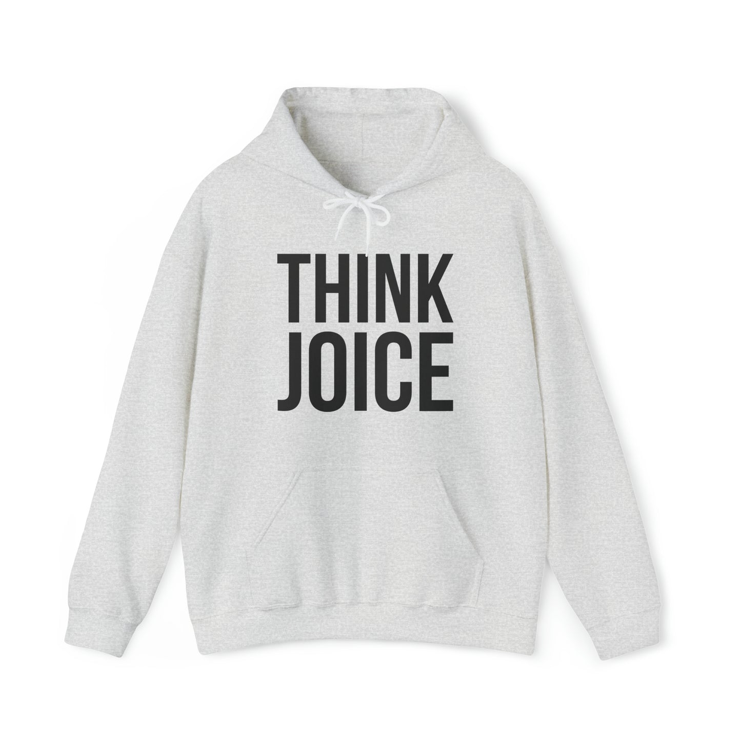 Think Joice (black design) on Unisex Heavy Blend™ Hooded Sweatshirt