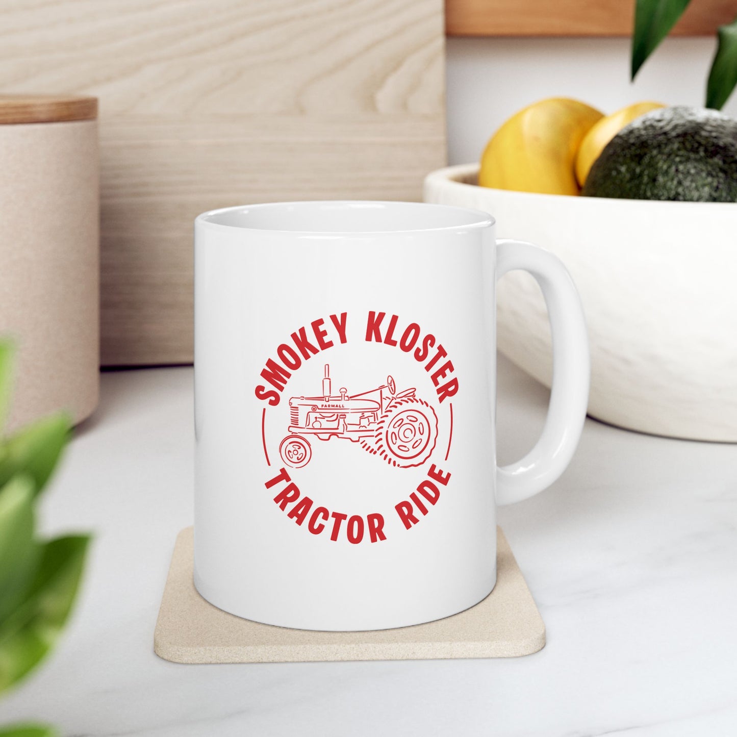 Smokey Kloster Tractor Ride Coffee Cup (11oz & 15oz)