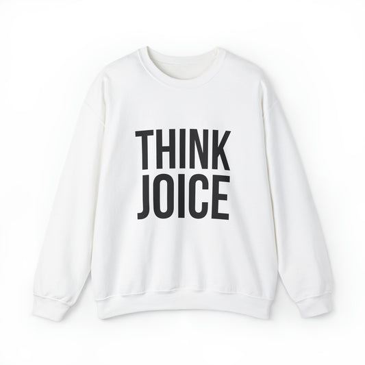 Think Joice (black design) on Unisex Heavy Blend™ Crewneck Sweatshirt
