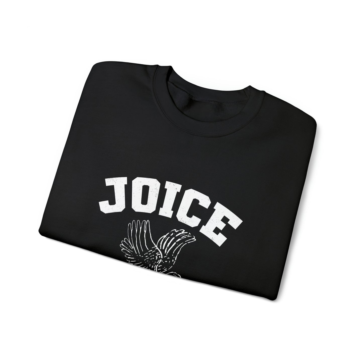 Throwback Joice J-Hawks (worn white design) on Unisex Heavy Blend™ Crewneck Sweatshirt