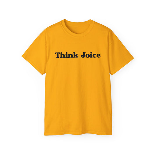 Think Joice Retro (black design) on Unisex Ultra Cotton Short Sleeve Tee