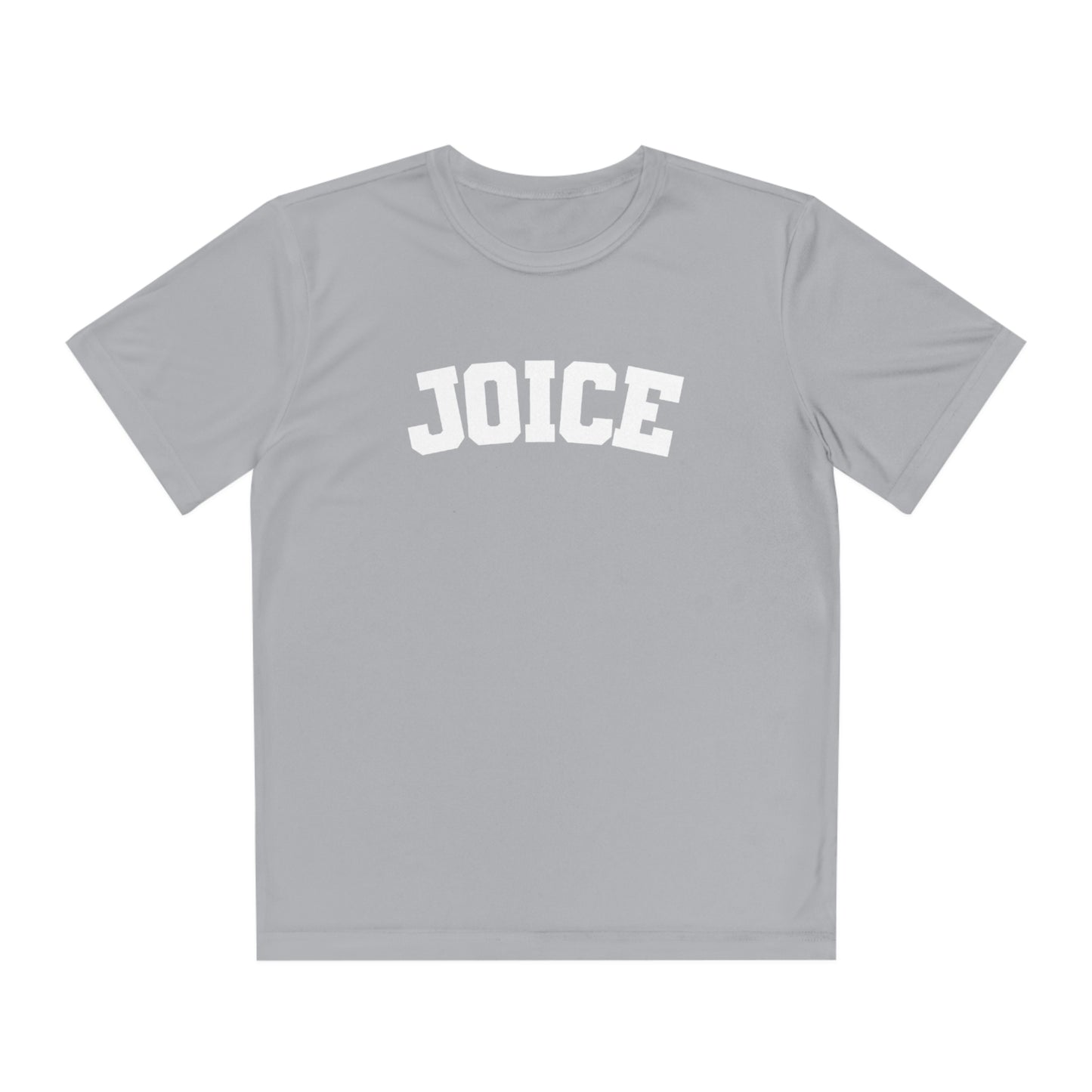 JOICE (white design) on Youth Competitor Tee