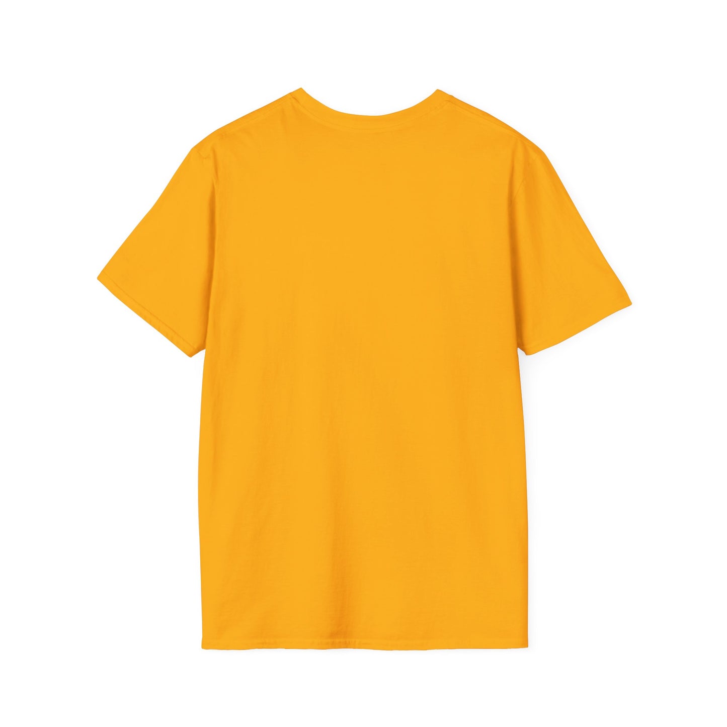 Joice, Iowa Est. 1899 (Black Design on Gold Shirt) on Unisex Ultra Cotton Short Sleeve Tee