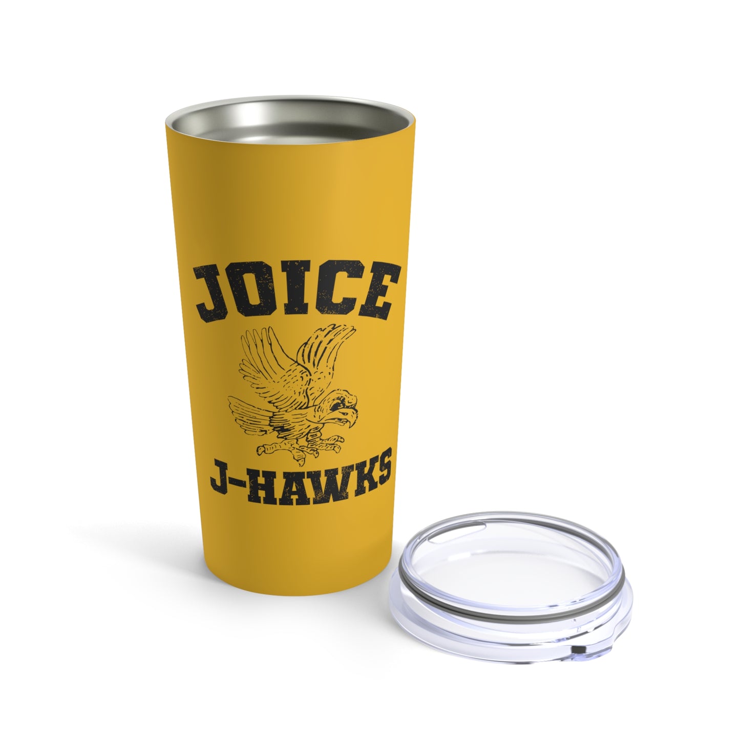 Throwback Joice J-Hawks (worn black design) on Tumbler 20oz