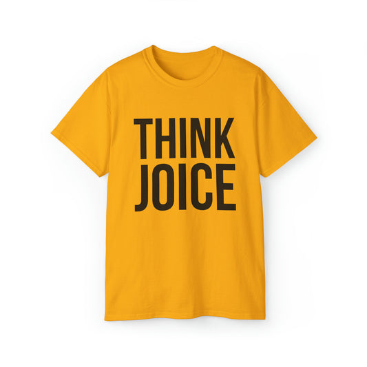Think Joice (black design) on Unisex Ultra Cotton Short Sleeve Tee