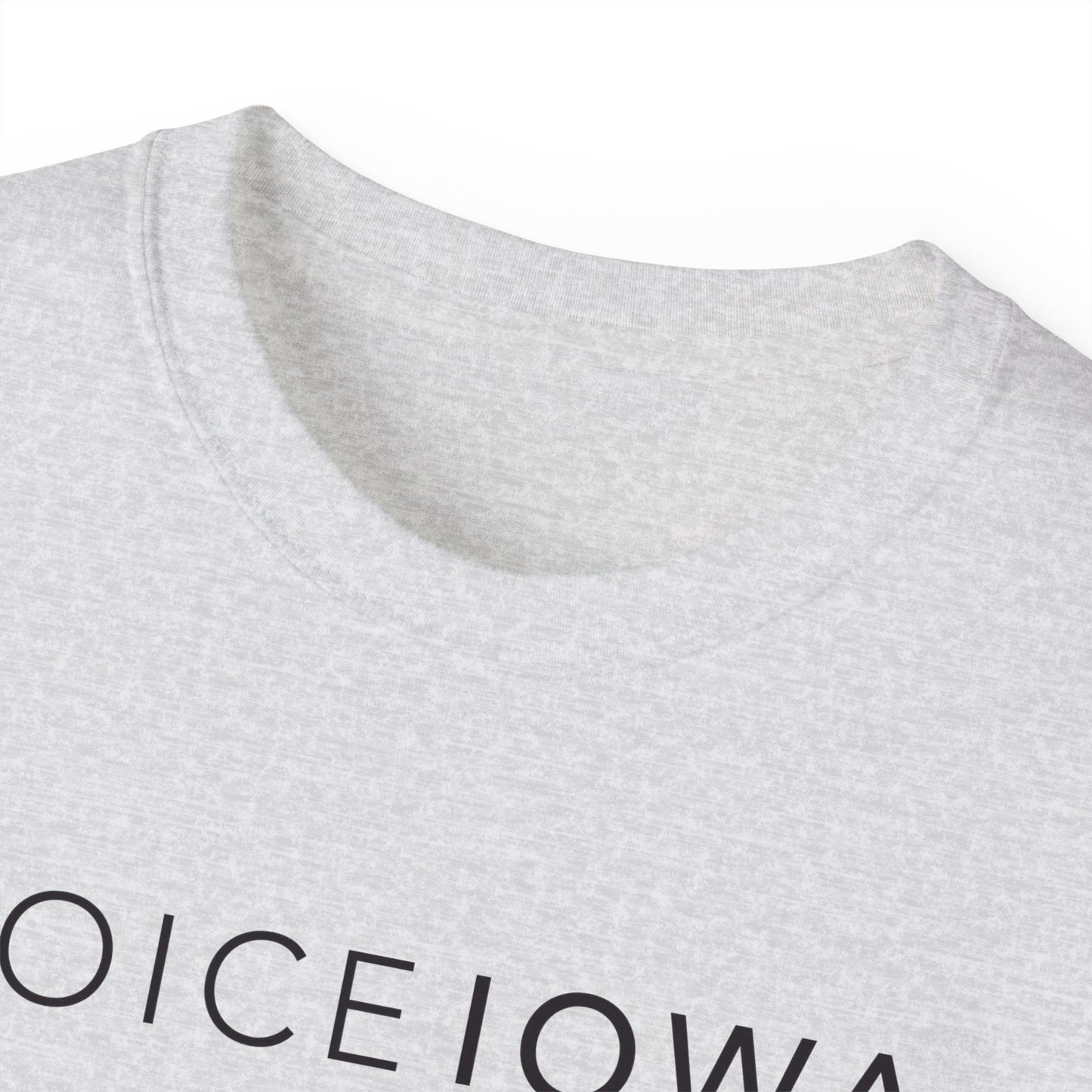 JOICE IOWA (Black Design) on Unisex Ultra Cotton Short Sleeve Tee