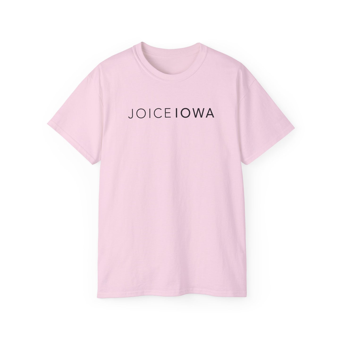 JOICE IOWA (Black Design) on Unisex Ultra Cotton Short Sleeve Tee