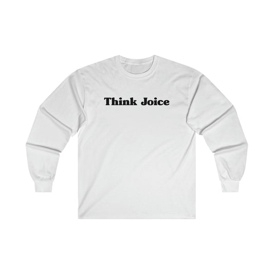 Think Joice Retro (black design) on Ultra Cotton Long Sleeve Tee