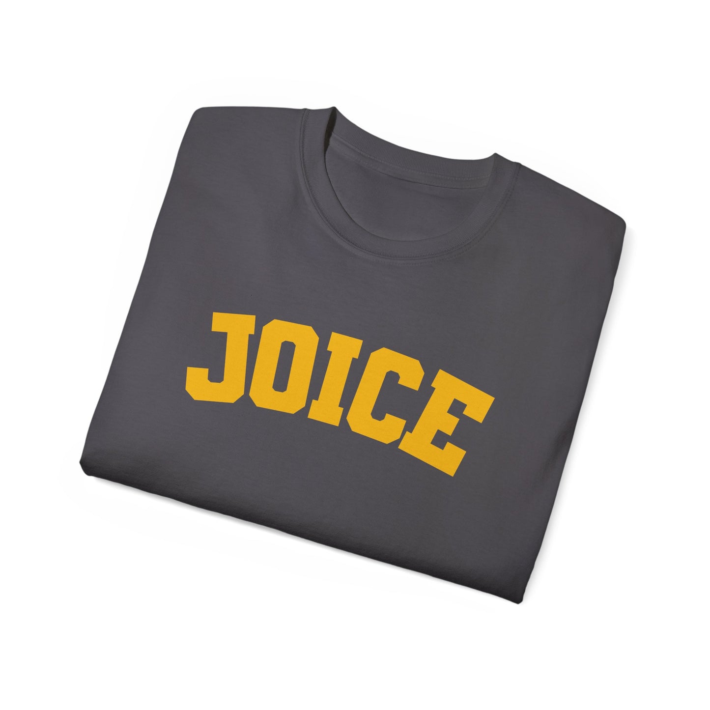 JOICE (yellow design) on Unisex Ultra Cotton Short Sleeve Tee