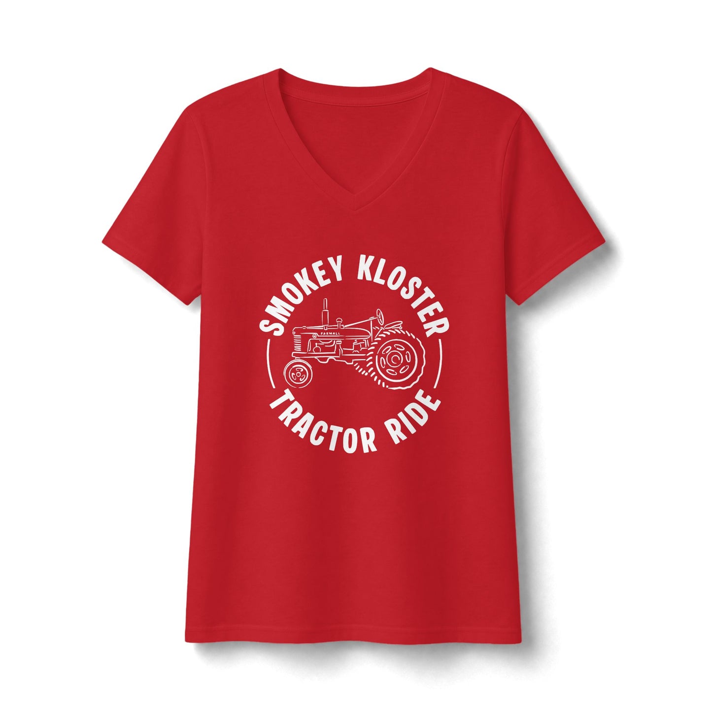 Smokey Kloster Tractor Ride V-Neck Tee