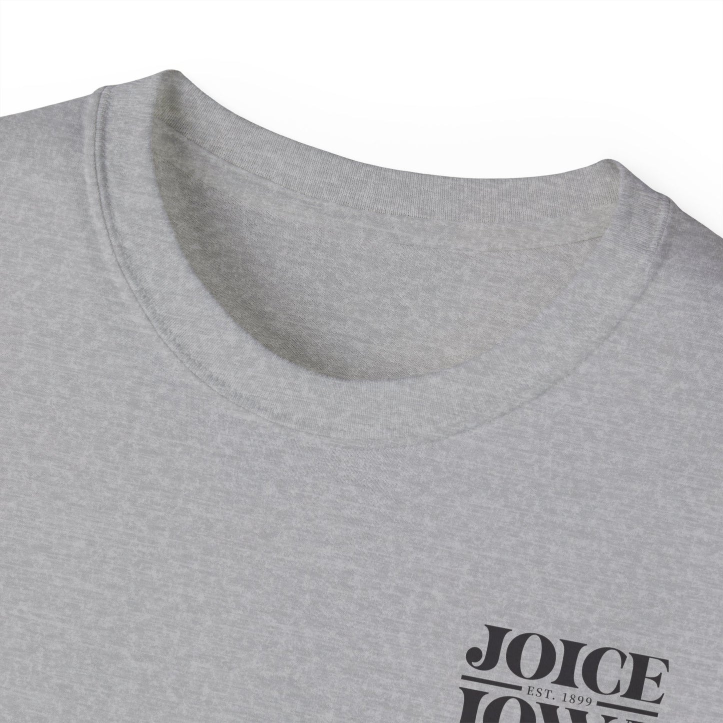 Joice, Iowa Est. 1899 (Black Design) on Unisex Ultra Cotton Short Sleeve Tee