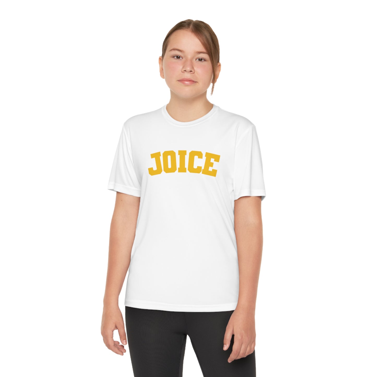 JOICE (yellow design) on Youth Competitor Tee