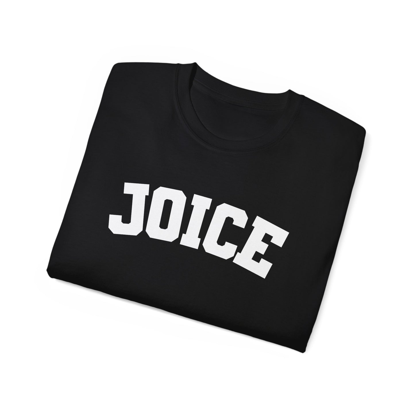 JOICE (white design) on Unisex Ultra Cotton Short Sleeve Tee