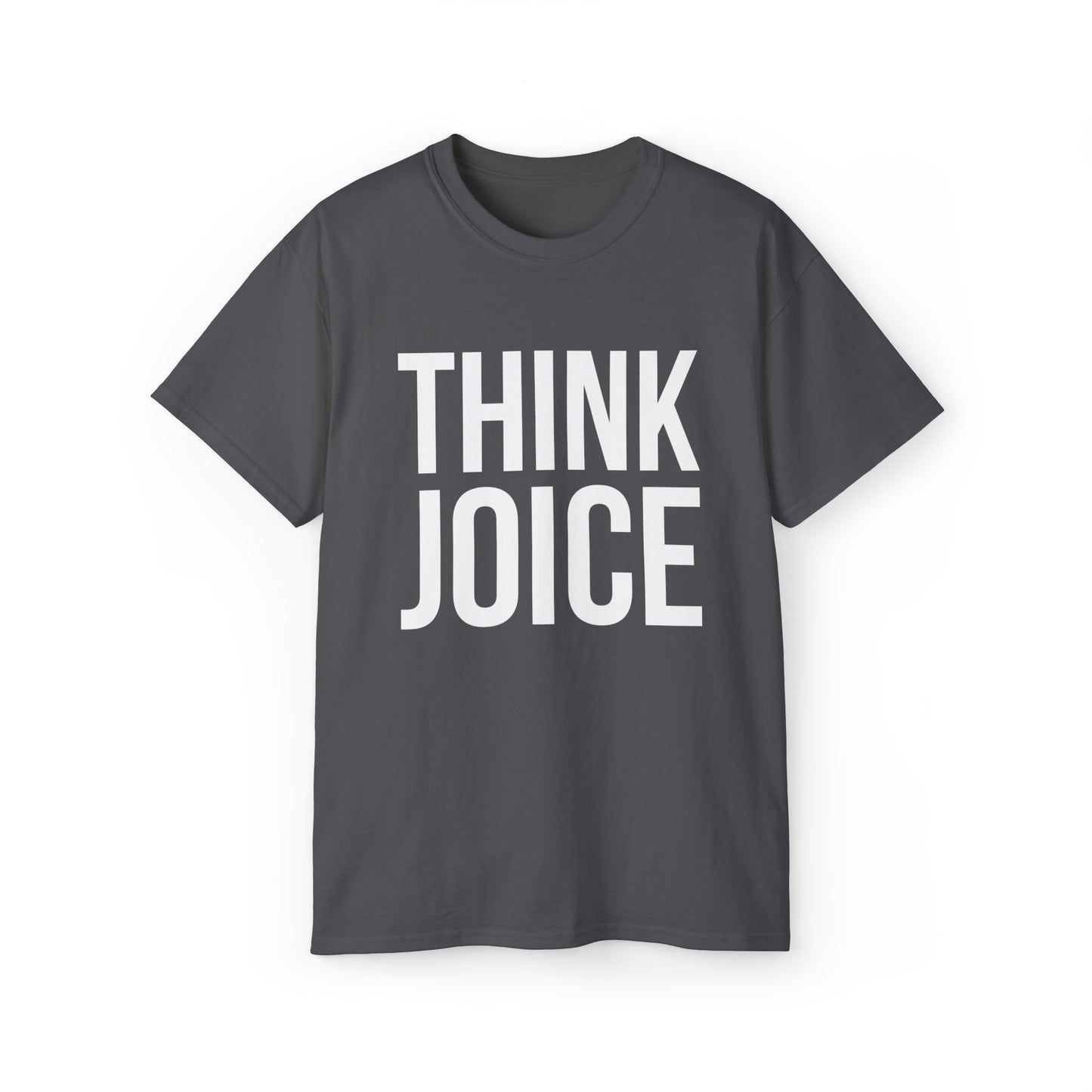 Think Joice (white design) on Unisex Ultra Cotton Short Sleeve Tee